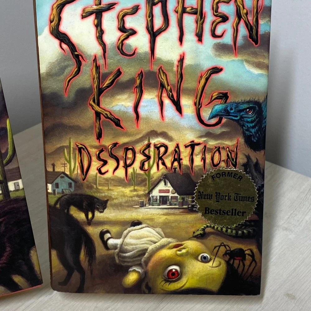 Stephen King Desperation Richard Bachman The Regulators HB Book Set 1996 1st Ed.